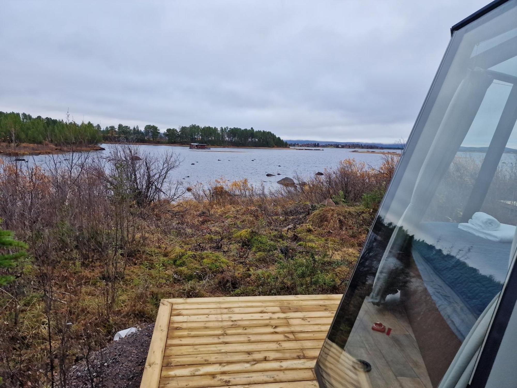 Aurora River Camp Glass Igloos & Cabins Kiruna Buitenkant foto